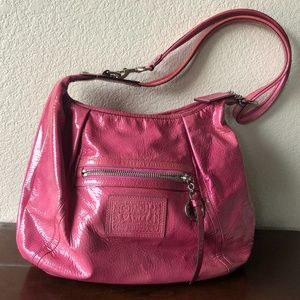 Pink Patent Leather Coach Purse